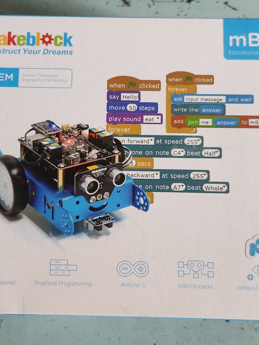 Makeblock DIY mBot Kit(2.4G Version) - STEM Education - Arduino - Scratch 2.0
